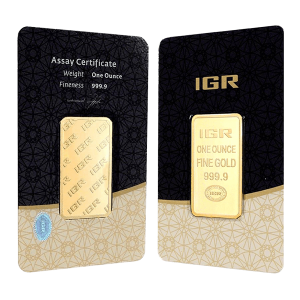 1 Oz Gold Bar - IGR - Image 3