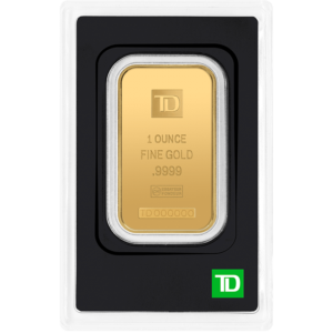 1 Oz Gold Bar - TD