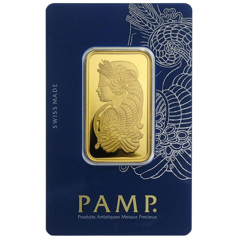 1 Oz Gold Bar - PAMP Suisse