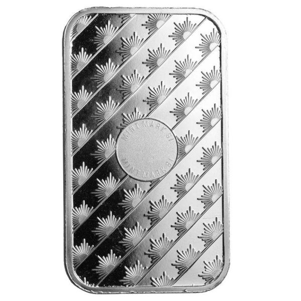 1 Oz Silver Bar - Sunshine Mint - Image 2