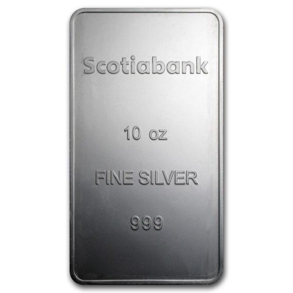 10 Oz Silver Bar - Scotiabank - Image 2