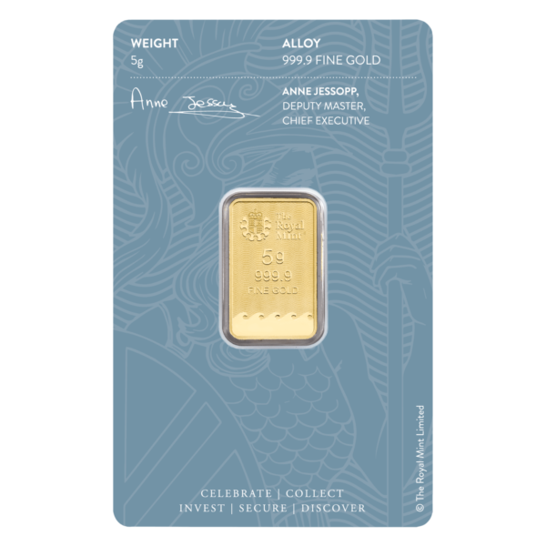 5 Gram Gold Bar - The Royal Mint - Image 2