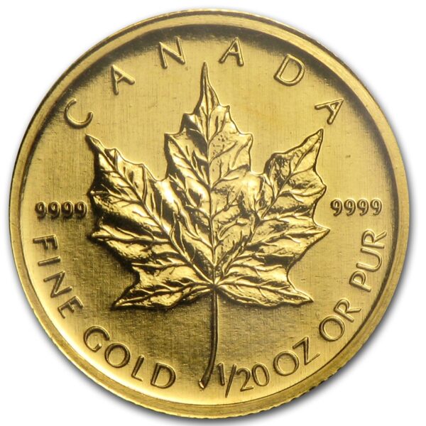 2009 1/20 Oz Canadian Gold Maple Leaf Coin