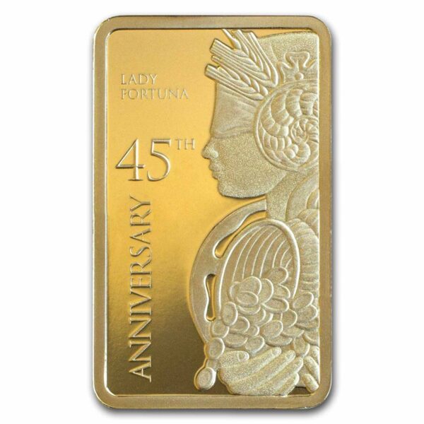 5 Gram Gold Bar - PAMP Lady Fortuna 45th Anniversary (In Assay) - Image 2